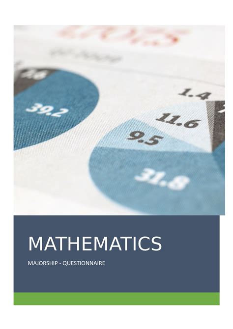 Mathematics Majorship .